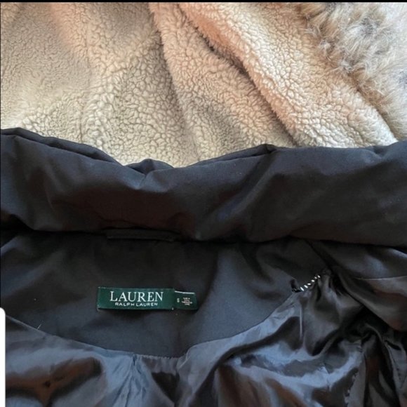 LRL Down & Feathers midi puffer coat 3/4 Length small cosmetic flaws exc coa - Picture 5 of 9